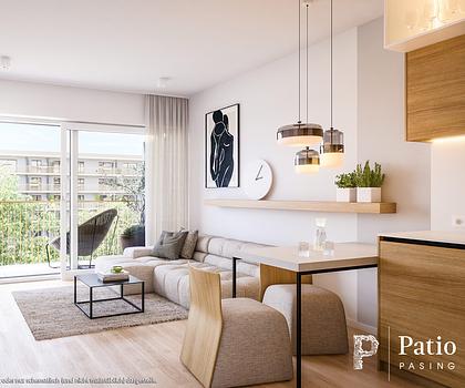 2-Zi-Wohnung mit großen Fensterfronten, Duschbad u. breiter Loggia