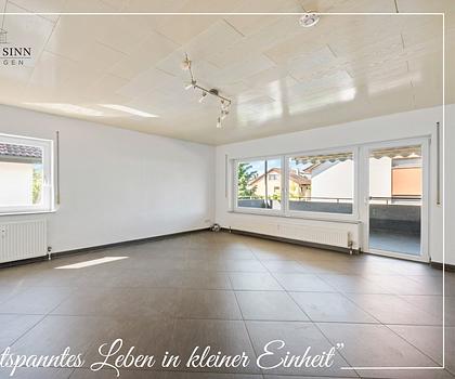GERÄUMIGE 3 ZIMMER WOHNUNG MIT GEMÜTLICHER, ÜBERDACHTER SOMMERTERRASSE