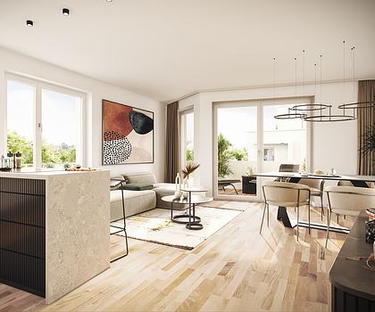 NEUBAU Whg. 6 Augsburg Hochzoll 3-Zimmer-Wohnung im 1. OG