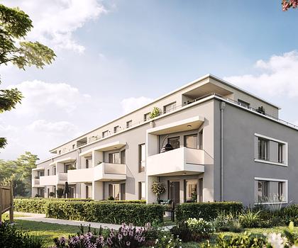 NEUBAU Whg. 7 Augsburg Hochzoll 2-Zimmer-Wohnung im 2. OG mit großem Wohnloft