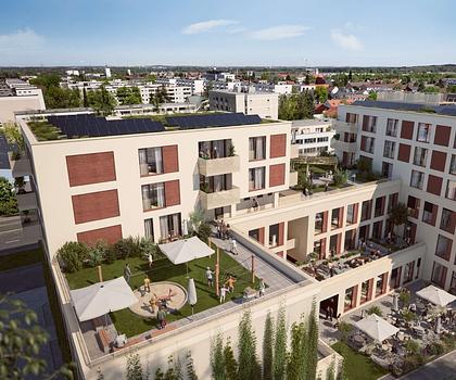 Zentral gelegene, perfekt geschnittene 3-Zimmer-Wohnung mit West-Balkon