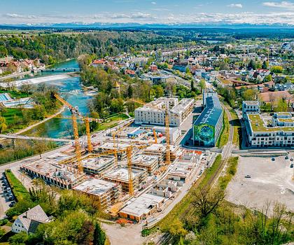 Wohnen mit Wow-Faktor! Phantastisches Penthouse mit Lech- und Altstadtblick
