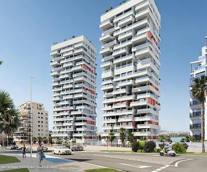 CALPE - Neubau Appartement mit 2 Schlafzimmern - Blick auf das Meeer und die Salinen