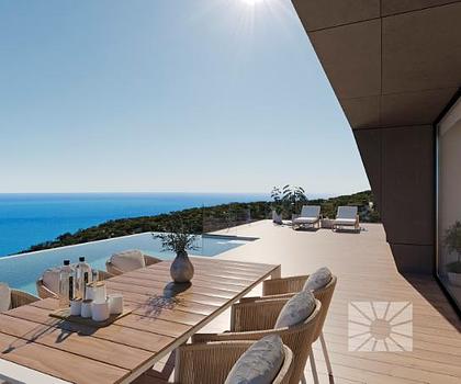 Villa mit spektakulärem Meerblick, Villa Bluesea