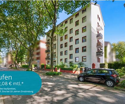 ++Top Lage im beliebten Frankfurter-Ostend! Charmante 3-Zimmer-Wohnung mit Balkon++