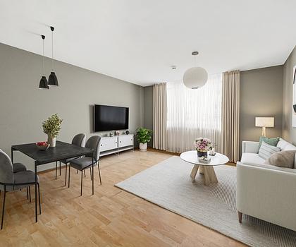 freies, sofort verfügbares 1 Zimmer-Appartement im Rückgebäude in der unteren Au