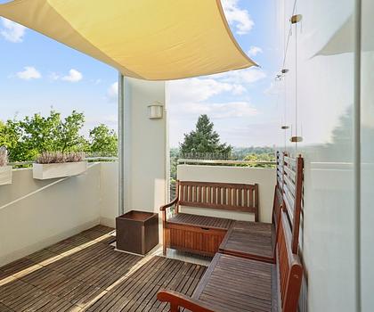 Wohnen mit Panorama – Maisonette mit zwei Eingängen und idealer Raumaufteilung