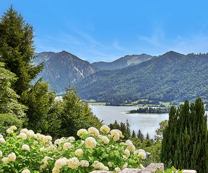 Logenplatz am Schliersee: Doppelhaushälfte mit fantastischem See- und Bergblick