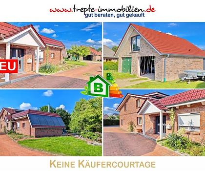 Energieeffizienzhaus mit Doppelgarage im Einfamilienhausstil