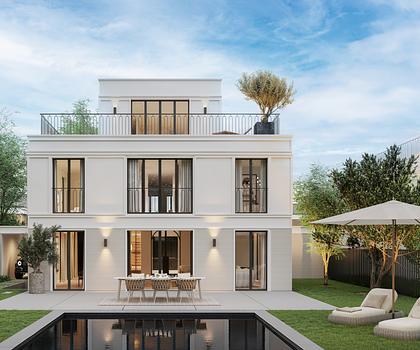Hochklassige Neubau-Architektenvilla mit edler Ästhetik und beheizbarem Pool