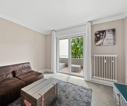 Charmante 2-Zimmer-Wohnung mit Balkon und Blick ins Grüne