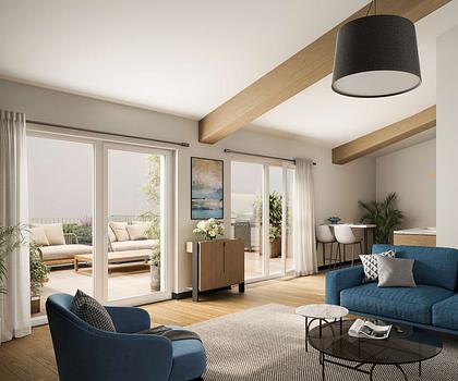 HERZOG LUDWIG: Großzügige 3,5-Zimmer-Dachterrassenwohnung im Herzen Erdings