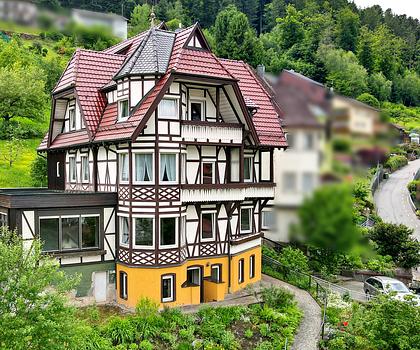 Charaktervolles 3-Familien-Fachwerkhaus: Weitblick, Garten mit Gartenhaus, Garagen & Platz für Tiere