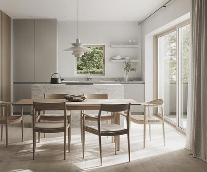 Neubau: Besonders großzügige 4-Zimmer-Wohnung mit umlaufendem Balkon und Loggia