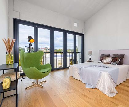 Urban, modern, großzügig: 3,5-Zimmer-Galeriewohnung mit "Wow-Effekt" in Landsbergs neuer Seite