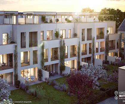 Real geteiltes 5-Zi.-RMH mit großzügiger Süd-West-Dachterrasse und Direktzugang zur TG