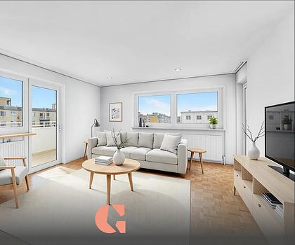 Ganz Oben ist es am schönsten - bezugsfreie und lichterfüllte Wohnung Nähe Ostpark