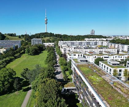 Attraktives und ruhiges Gartenidyll in Schwabing-West
- Traumlage am Park mit Blick zum Olympiaturm
