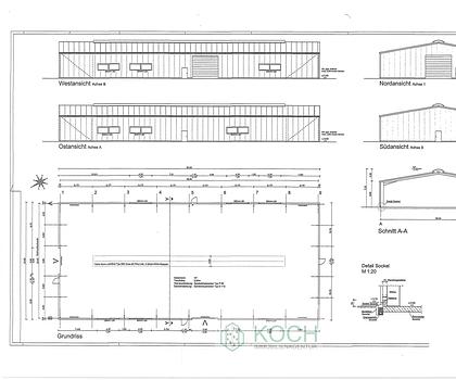 Moderne, beheizbare (teilbare) Lagerhalle im Gewerbegebiet Wedenberg (LOX)