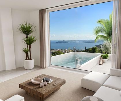 Rustico-DHH mit einzigartigem Seeblick am Westufer des Gardasees