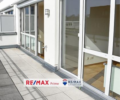 Helle, moderne 2-Zimmer-Wohnung mit großer Dachterrasse