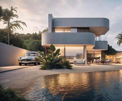 Schöne moderne Villa