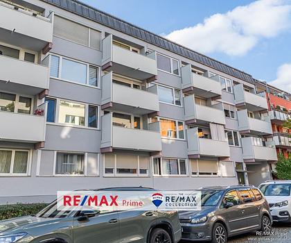 Stilvoll investieren mit fast 5% Rendite– vermietetes Apartment mit Westbalkon in Untersendling