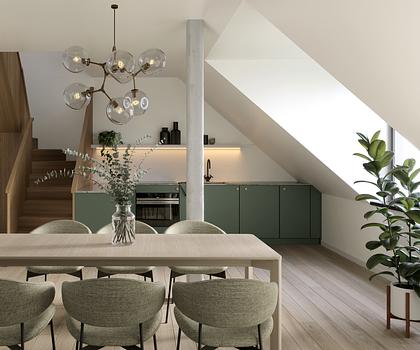 Rarität zum Ausbau in angesagter und ruhiger Lage: 1. und 2. Dachgeschoss im Altbau von 1906