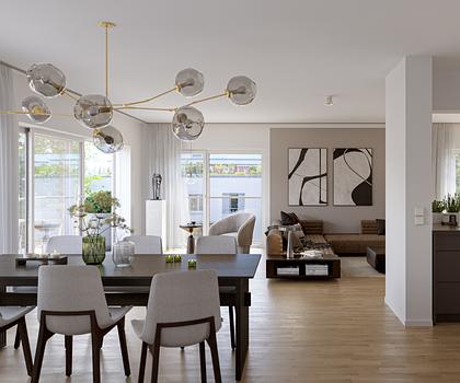 Neubau: Hochklassiges Penthouse mit Private Landing und atemberaubender Dachterrasse