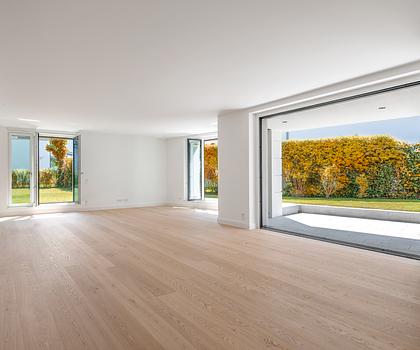 Erstbezug in Stadtvilla: Familiengerechte 4-Zimmer-Wohnung mit Gartenparadies