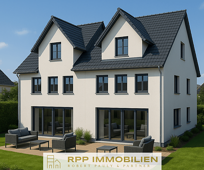 Baugrundstück mit genehmigten Vorbescheid für ein Doppelhaus in Weng mit Blick auf den Amperkanal