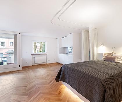 Hochwertige 1-Zimmer-Wohnung mit Balkon