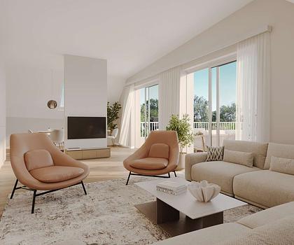 Masterpiece in Obermenzing: Phantastisches Penthouse mit XXL-Dachterrasse