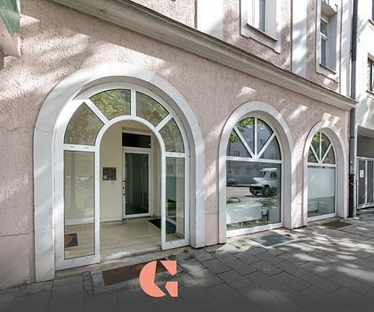 Attraktive Gewerbefläche mit Schaufenstern  - Denkmalschutz