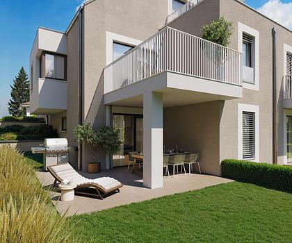 Phantastische 3-Zimmer-Gartenwohnung in sonnenverwöhnter Süd-West-Ausrichtung