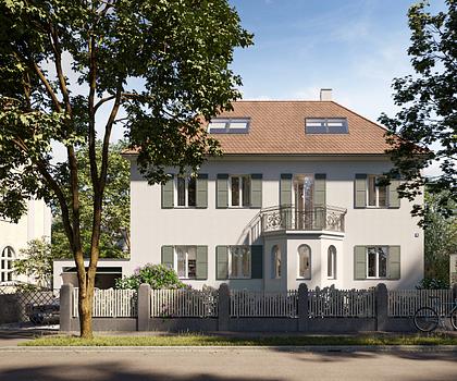 Idyllische Lage für die Sanierung und Erweiterung einer ensemblegeschützten Villa