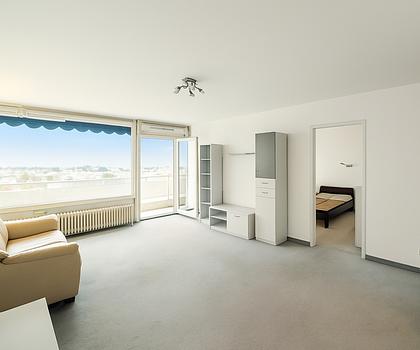 2-Zimmer-Wohnung mit Skylineblick – Wohnen über den Dächern von Frankfurt