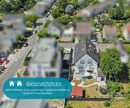 !!Bieterverfahren: neuwertige Doppelhaushälften in Dreieich !!