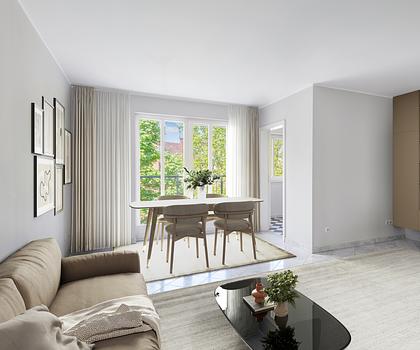 Nähe Isar und Englischer Garten: Geräumige 2-Zimmer-Wohnung mit Westbalkon