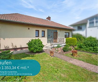 ++Grüne Wetterau: freistehender Bungalow mit schönem Grundstück++
