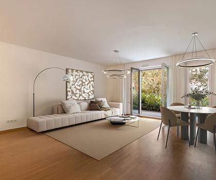 Moderne, bezugsbereite 2-Zimmer-Stadtwohnung in sehr gesuchter, zentraler Lage