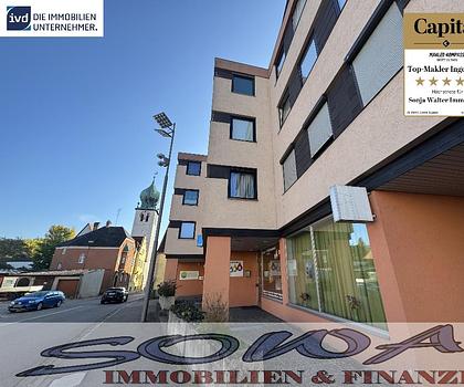 Zentrum - ruhige 3 Zimmerwohnung mit Balkon und Garaga - Ein Objekt von Ihrem Immobilienpartner SOWA Immobilien und Finanzen