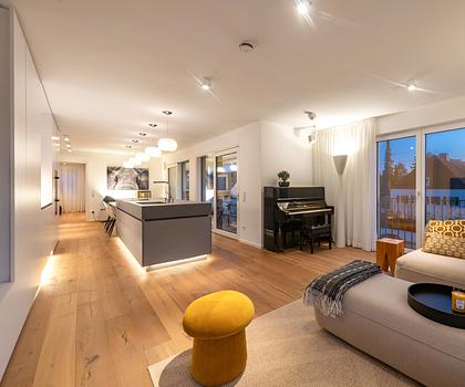 Cooles Wohlfühlambiente: Familiengerechte 4-Zimmer-Wohnung mit Design-Ästhetik