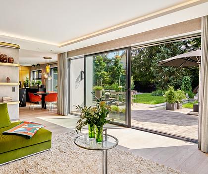 Ästhetisches Design-Domizil mit hinreißendem Garten und viel Privatsphäre