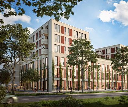 Modern, kompakt, zentral: Phantastische 2-Zimmer-Neubauwohnung im Herzen von Germering