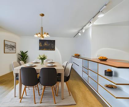 BESTLAGE LEHEL, nahe der Isar: schöne, flexible 5-Zimmer-Wohnung mit ruhigem, idyllischen Innenhof