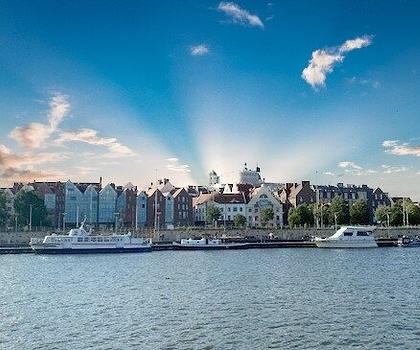 Hotel und Restaurant an touristischem Hotspot in Stettin