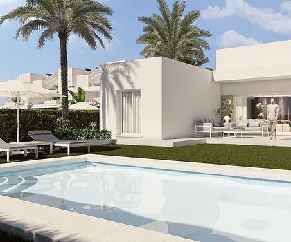 Elegante Villen mit 3 Schlafzimmern, 2 Bädern, Klimaanlage und Privatpool in einer wunderschönen Golfanlage