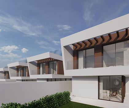 Exklusive Villen mit 3 Schlafzimmern, 3 Bädern, Gäste-WC, Privatpool und Dachterrasse mit Meerblick in wunderschöner Umgebung