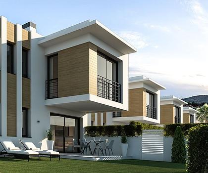 Moderne Villen mit 3 Schlafzimmern und Gemeinschafts- oder Privatpool